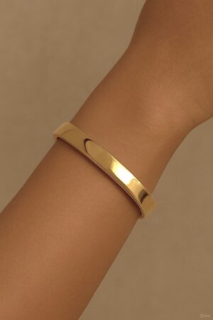 Sicherheitsarmband Gold für Frauen Eternal Bracelet Gold mit Notfallknopf