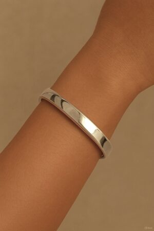 Sicherheitsarmband Silber für Frauen Eternal Bracelet Silver mit Notfallknopf